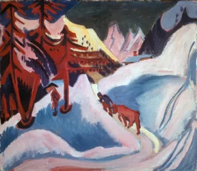 Hiver à Davos